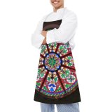 yanfind Custom aprons Architecture Art Building Church Window Glass Stained white white-style1 70×80cm