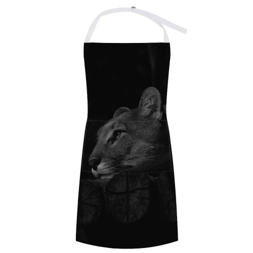 yanfind Custom aprons Adorable Beast Blurred Bw Calm Carnivore Cat Creature Cute Danger white white-style1 70×80cm