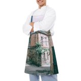 yanfind Custom aprons Accommodation Aged Alley Apartment Architecture Area Block Building City Complex Construction Daytime white white-style1 70×80cm
