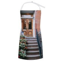 yanfind Custom aprons Architecture Barrier Bloom Brick Wall Brickwork Building City Construction Contemporary Detail District white white-style1 70×80cm