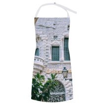 yanfind Custom aprons Aged Ancient Arch Arched Architecture Art Balcony Building City Construction Daytime white white-style1 70×80cm
