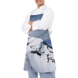 yanfind Custom aprons Snow Chair Landscape Beautiful Pure Cables white white-style1 70×80cm