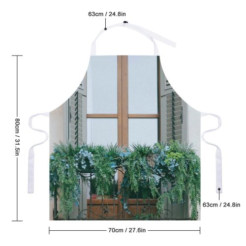 yanfind Custom aprons Aged Ancient Architecture Balcony Building Classic Construction Decor Decorative Detail Door Dwell white white-style1 70×80cm