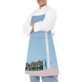 yanfind Custom aprons Architecture Buildings Exterior Factory Metal Plant Sky Structure Tall white white-style1 70×80cm