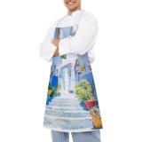 yanfind Custom aprons Africa Aged Architecture Bloom City Building Chefchaouen Colorful Construction Decor Design white white-style1 70×80cm