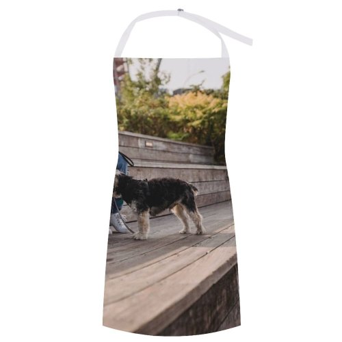 yanfind Custom aprons Affection Anonymous Bonding Calm Casual Charming Child Childhood City Cute Dog white white-style1 70×80cm