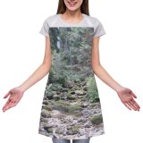 yanfind Custom aprons Creek Trees Bulgaria Rocks River Flow Leaves Stones Forest Natural Outdoors white white-style1 70×80cm