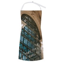 yanfind Custom aprons Aged America Arch Arched Architecture Brick Wall Brickwork Building City Concrete Construction white white-style1 70×80cm