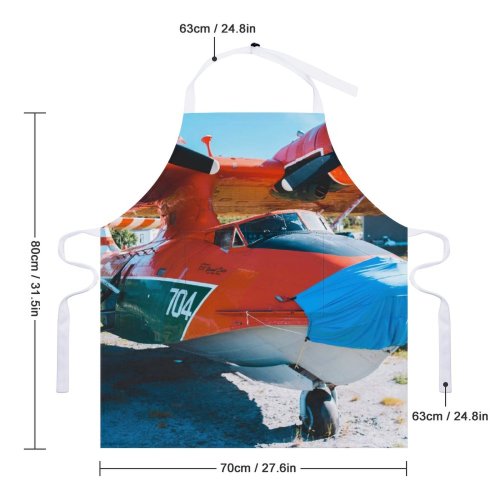 yanfind Custom aprons Aerodrome Aeroplane Aircraft Airfield Airline Airliner Airplane Airport Amphibious Aviation white white-style1 70×80cm
