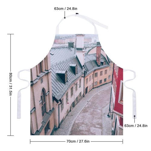 yanfind Custom aprons Accommodation Aged Architecture Area Building City Cityscape Construction Daytime Destination Direction District white white-style1 70×80cm
