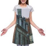 yanfind Custom aprons Accommodation Aged Apartment Architecture Brick Building City Cloudless Community Construction District Dwell white white-style1 70×80cm