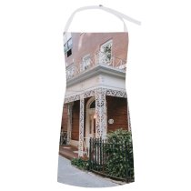 yanfind Custom aprons Accommodation Architecture Barrier Brick Wall Brickwork Building City Construction Contemporary District Door white white-style1 70×80cm