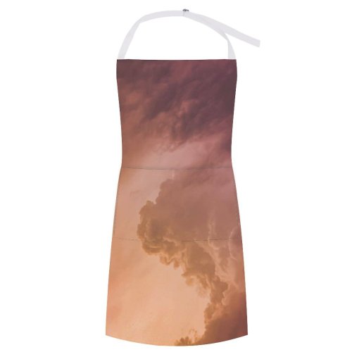 yanfind Custom aprons Abstract Amazing Atmosphere Breathtaking Calm Cloud Cloudy Colorful Space Cumulonimbus Destination white white-style1 70×80cm