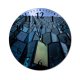 yanfind Fashion PVC Wall Clock Abstract Clouds Design Exterior Futuristic Glass Items Outdoors Reflections Shapes Mute Suitable Kitchen Bedroom Decorate Living Room