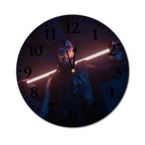 yanfind Fashion PVC Wall Clock Accessory Alternative Anarchy Art Atmosphere Clothes Concept Contemporary Cool Desktop Cyberpunk Mute Suitable Kitchen Bedroom Decorate Living Room