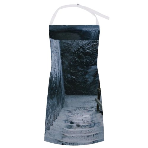yanfind Custom aprons Aged Ancient Architecture Attract Building Cave Construction Dark Decay Destination white white-style1 70×80cm
