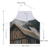 yanfind Custom aprons Aged Antenna Architecture Building Chimney Cloudy Complex Construction Space Daytime District Dwell white white-style1 70×80cm