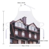 yanfind Custom aprons Accommodation Apartment Architecture Attic Building Chimney City Cloudless Community Construction Countryside Design white white-style1 70×80cm