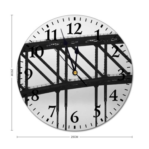 yanfind Fashion PVC Wall Clock Arch Architecture Attract Australia Bw City Cloudy Construction Daytime Design Detail Mute Suitable Kitchen Bedroom Decorate Living Room