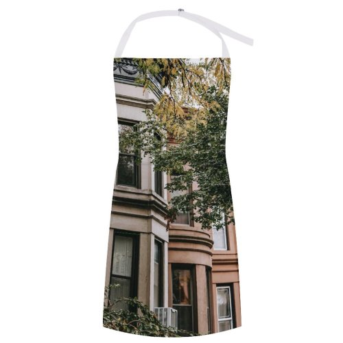 yanfind Custom aprons Accommodation Aged Architecture Area Building Calm City Condominium Construction Daylight Daytime white white-style1 70×80cm