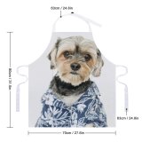 yanfind Custom aprons Adorable Casual Charming Chordate Cloth Concept Contemporary Creative Cute Design Dog Floral white white-style1 70×80cm