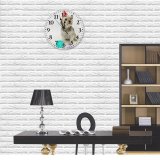 yanfind Fashion PVC Wall Clock Adorable Assorted Balloon Birthday Celebrate Charming Chordate Concept Cone Contemplate Contemplative Cute Mute Suitable Kitchen Bedroom Decorate Living Room