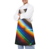 yanfind Custom aprons Art Texture Abstract Design Creativity Rainbow Artistic Futuristic Spectrum Motley white white-style1 70×80cm