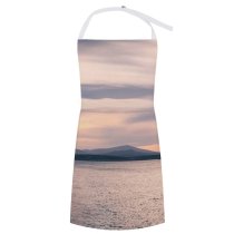 yanfind Custom aprons Nobody Cloud Travel Serenity Sunrise Peace Sunny Pond Islands Solitude Lake white white-style1 70×80cm