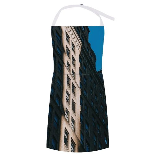 yanfind Custom aprons Accommodation Apartment Architecture Building Cement City Complex Concrete Condominium Construction Decor white white-style1 70×80cm