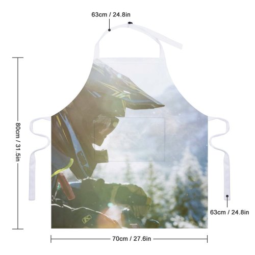 yanfind Custom aprons Action Adventure Danger Focus Freedom Frost Gloves Goggles Helmet Landscape white white-style1 70×80cm