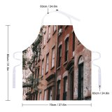 yanfind Custom aprons Aged Apartment Arched Architecture Brick Building City Construction Contemporary Creative Damage Daylight white white-style1 70×80cm