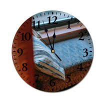 yanfind Fashion PVC Wall Clock Accommodation Aged Apartment Calm Carpet Comfort Couch Cozy Creative Cushion Decorative Design Mute Suitable Kitchen Bedroom Decorate Living Room