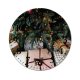 yanfind Fashion PVC Wall Clock Arrangement Atmosphere Ball Bauble Box Celebrate Christmas Tree Coniferous Cozy Creative December Mute Suitable Kitchen Bedroom Decorate Living Room