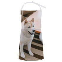 yanfind Custom aprons Adorable Akita Inu Anonymous Apartment Armchair Home Carpet Creature Crop white white-style1 70×80cm