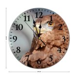 yanfind Fashion PVC Wall Clock Bird Eagle Plumage Mute Suitable Kitchen Bedroom Decorate Living Room