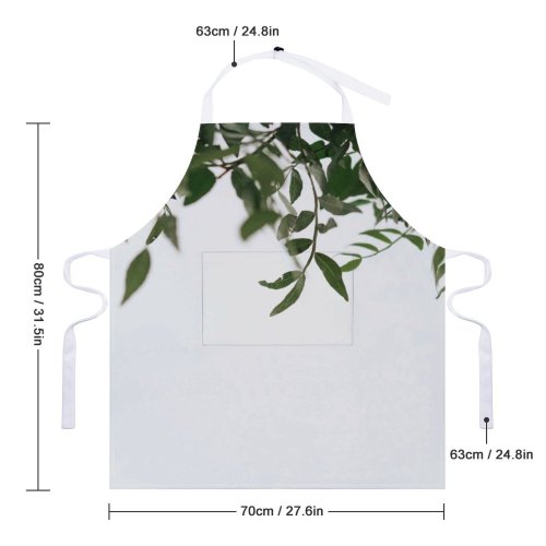 yanfind Custom aprons Arrangement Botanic Botany Branch Space Cultivation Daytime Foliage Greenery white white-style1 70×80cm