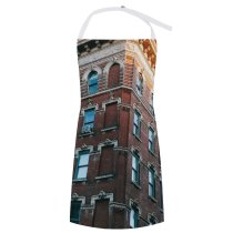 yanfind Custom aprons Accommodation Apartment Architecture Sky Brick Wall Building City Classic Cloudless Construction white white-style1 70×80cm
