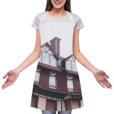 yanfind Custom aprons Accommodation Apartment Architecture Attic Building Chimney City Cloudless Community Construction Countryside Design white white-style1 70×80cm