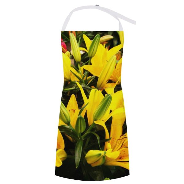 yanfind Custom aprons Flowers Agriculture Beautiful Beauty Bloom Bouquet Clear Countryside Daisy Farm white white-style1 70×80cm