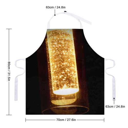 yanfind Custom aprons Sparkles Sparkly Light Fitting Bulb Home Decoration Interioir Design Unusual Lights Twinkling  white-style1 70×80cm