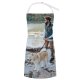 yanfind Custom aprons Affection Akita Inu Friend Blurred Calm Dog Ethnic Time Friendship white white-style1 70×80cm