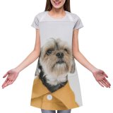 yanfind Custom aprons Adorable Button Charming Chordate Cloth Colorful Concept Contemplate Contemplative Contemporary Cute Dog white white-style1 70×80cm
