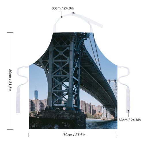yanfind Custom aprons Aged America Arched Attract Bay Sky Cable Center Central City Coast white white-style1 70×80cm