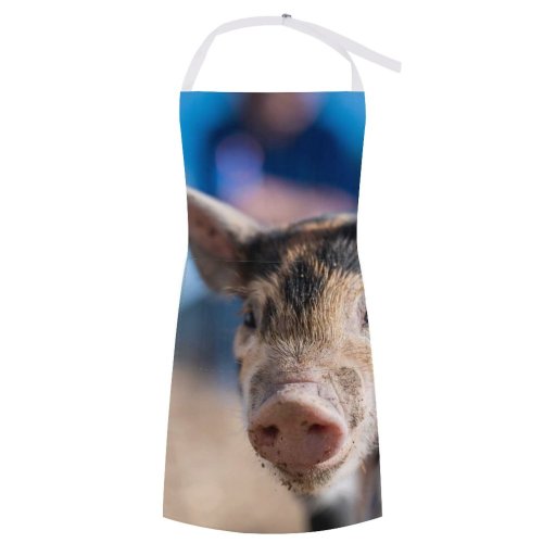 yanfind Custom aprons Adorable Agriculture Baby Calm Countryside Creature Cute Domesticated Enclosure Farm Farming white white-style1 70×80cm