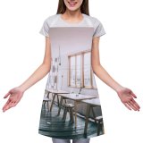 yanfind Custom aprons Atmosphere Café Cafeteria Calm Chair Comfort Contemporary Cozy Daylight Daytime Design white white-style1 70×80cm