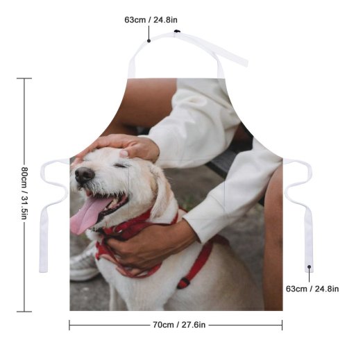 yanfind Custom aprons Adorable Anonymous Bench Friend Care Caress City Creature Crop white white-style1 70×80cm