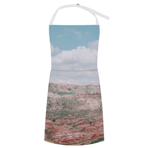 yanfind Custom aprons Admire Altitude Amazing Sky Breathtaking Cliff Cloudy Destination Erosion Explore Formation Geology white white-style1 70×80cm