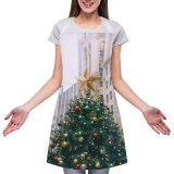 yanfind Custom aprons Architecture Ball Bauble Building Celebrate Christmas City Colorful Coniferous Construction Contemporary Space white white-style1 70×80cm