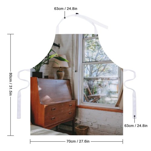 yanfind Custom aprons Accommodation Apartment Home Bed Bedroom Brick Wall Cabinet Classic Comfort Commode Corner001 white white-style1 70×80cm