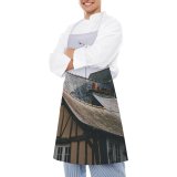yanfind Custom aprons Aged Antenna Architecture Building Chimney Cloudy Complex Construction Space Daytime District Dwell white white-style1 70×80cm